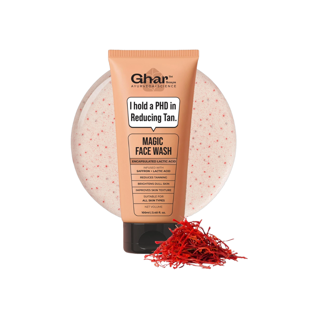 Ghar Soaps Magic | With Sandalwood, Saffron & Glutathione Face Wash