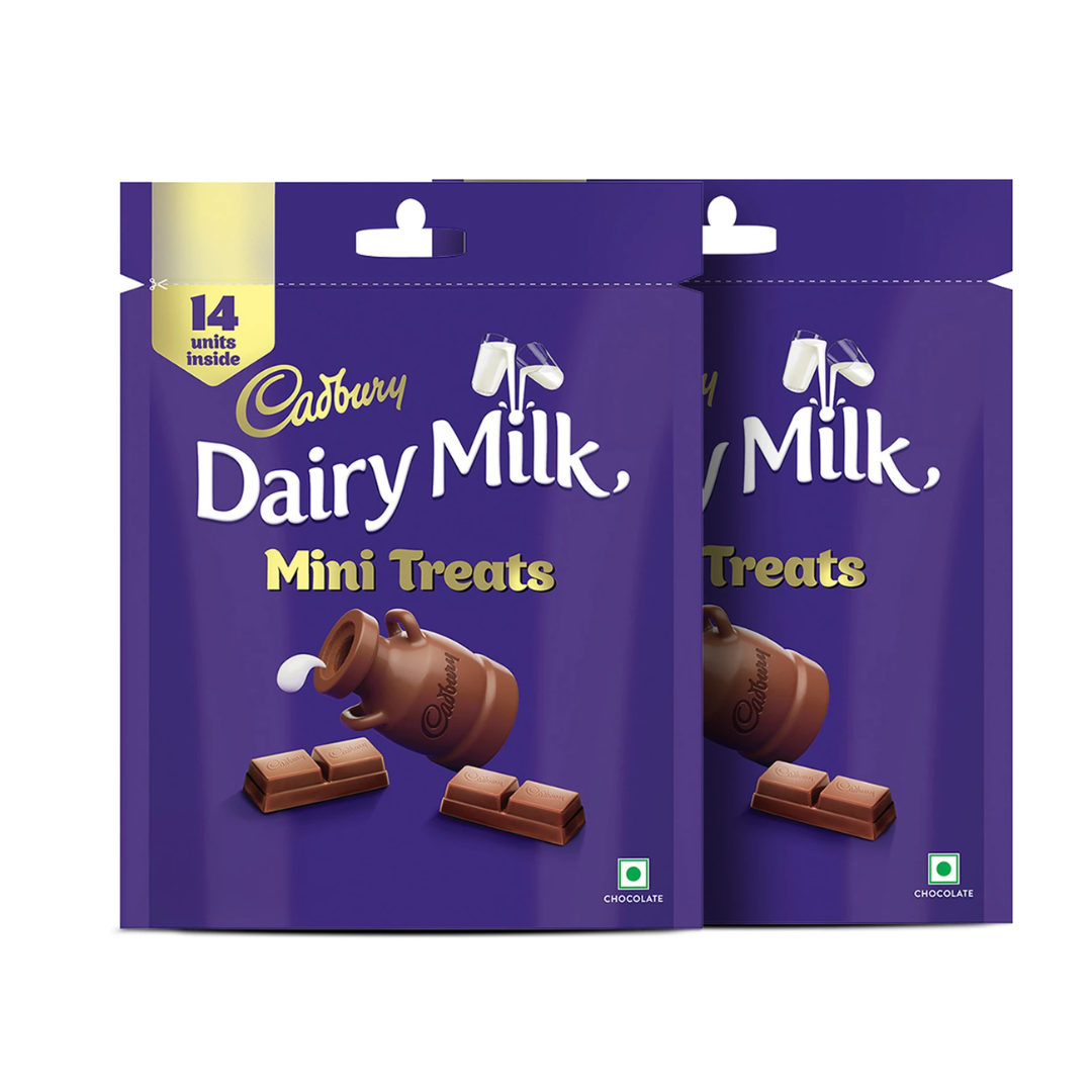 Cadbury Dairy Milk Mini Treats Chocolate Bars